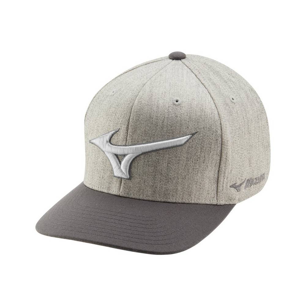 Panske Čiapky Mizuno Diamond Snapback Baseball Červené Siva Vypredaj KTVD50834